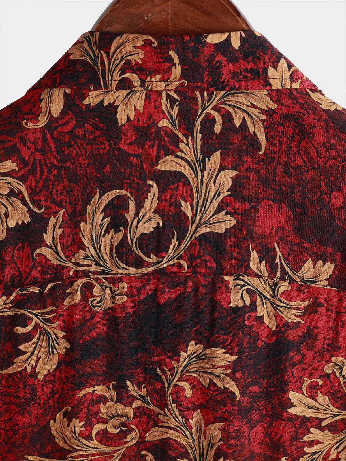 Vintage Floral Hawaiian Summer Short-Sleeve Shirt
