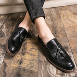 Leather Moccasins with Tassels