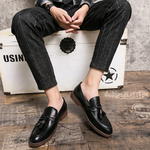 Leather Moccasins with Tassels