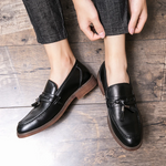 Leather Moccasins with Tassels