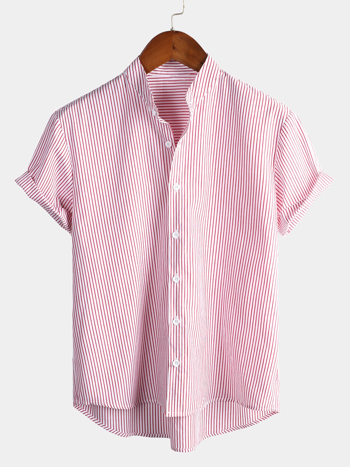 Striped Short-Sleeve Breathable Shirts