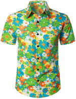 Hawaiian Tropical Floral Print Shirt