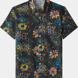 Hawaiian Resort Retro Floral Pattern Shirt