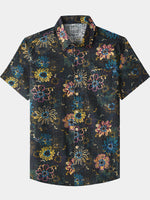 Hawaiian Resort Retro Floral Pattern Shirt