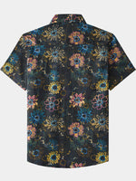 Hawaiian Resort Retro Floral Pattern Shirt