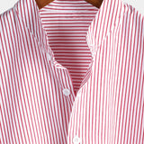 Striped Short-Sleeve Breathable Shirts
