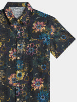 Hawaiian Resort Retro Floral Pattern Shirt