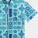 Geometric Hawaiian Patchwork Shirt