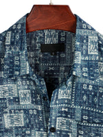 Men's Retro Casual Cotton Short-Sleeve Shirt