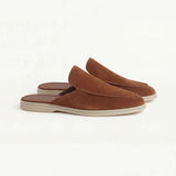Yacht Men's Suede Mules, Maroon