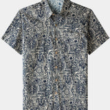 Tribal Pattern Short Sleeve Shirt