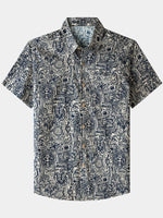 Tribal Pattern Short Sleeve Shirt