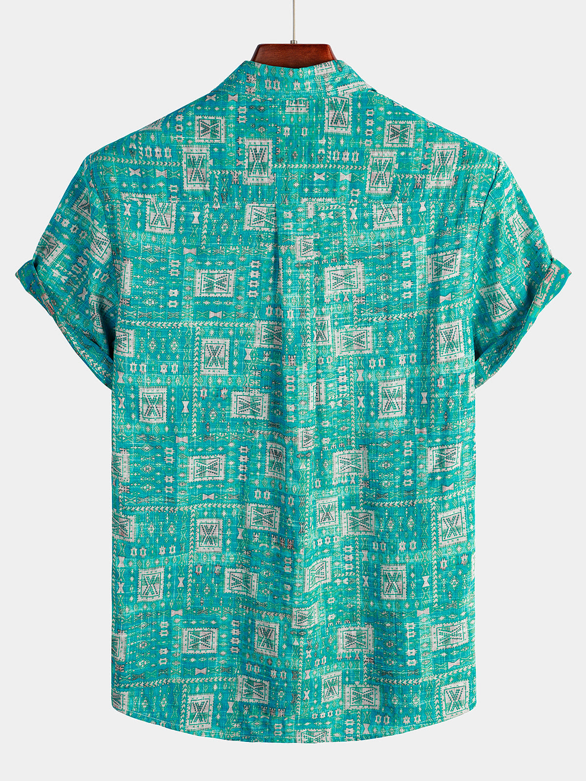 Printed Hawaiian Short Sleeve Shirt