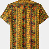 Yellow Geometric Vintage Shirt