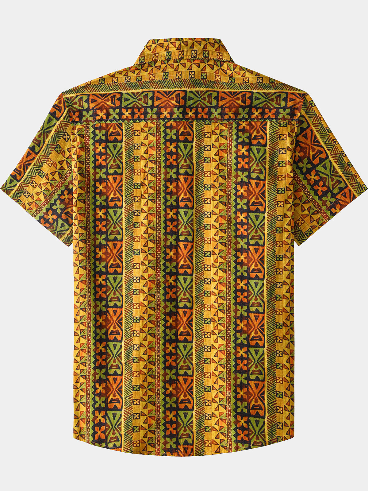 Yellow Geometric Vintage Shirt