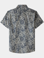 Tribal Pattern Short Sleeve Shirt