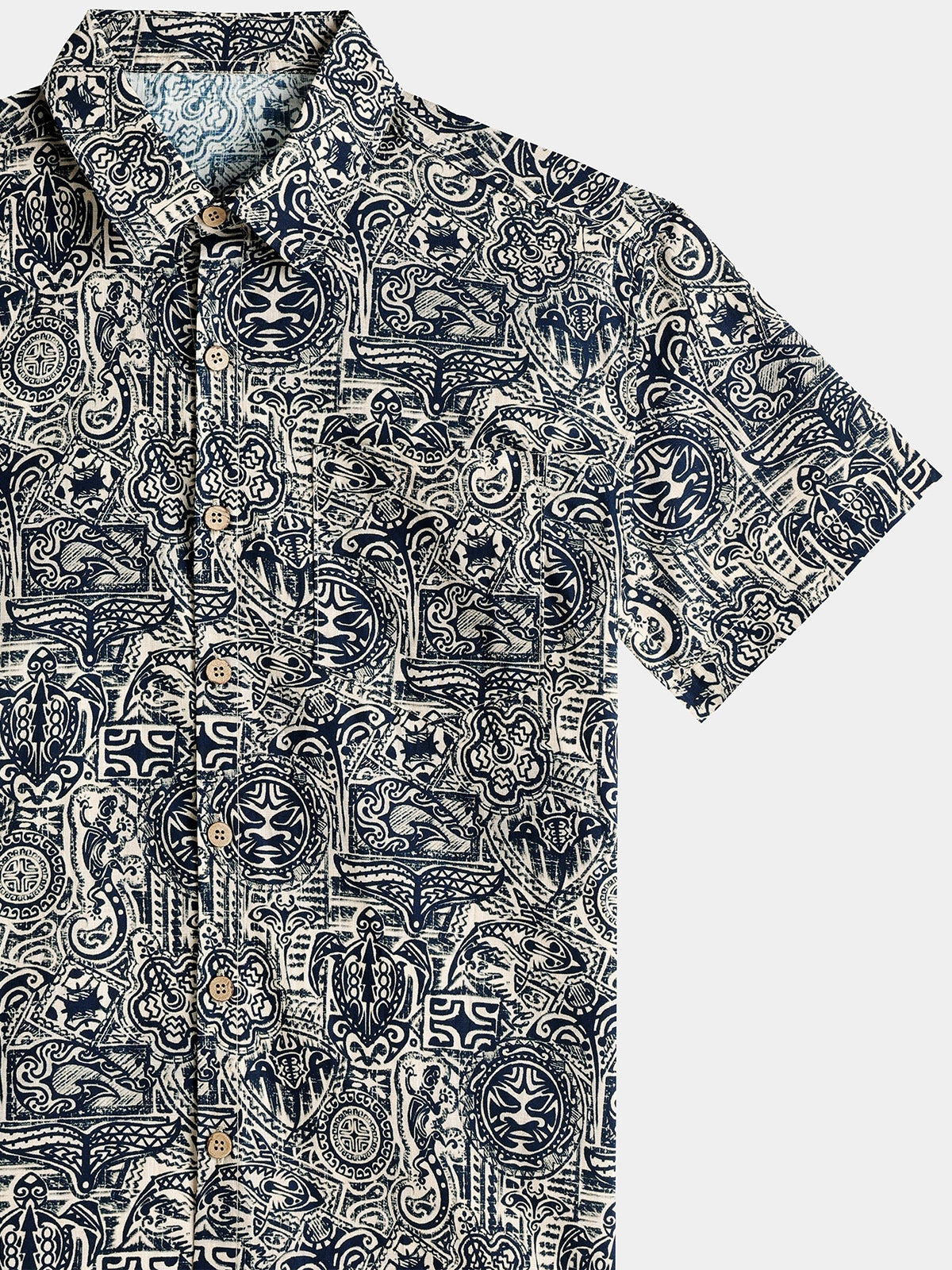 Tribal Pattern Short Sleeve Shirt