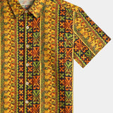Yellow Geometric Vintage Shirt