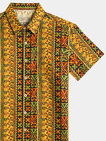 Yellow Geometric Vintage Shirt