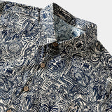 Tribal Pattern Short Sleeve Shirt