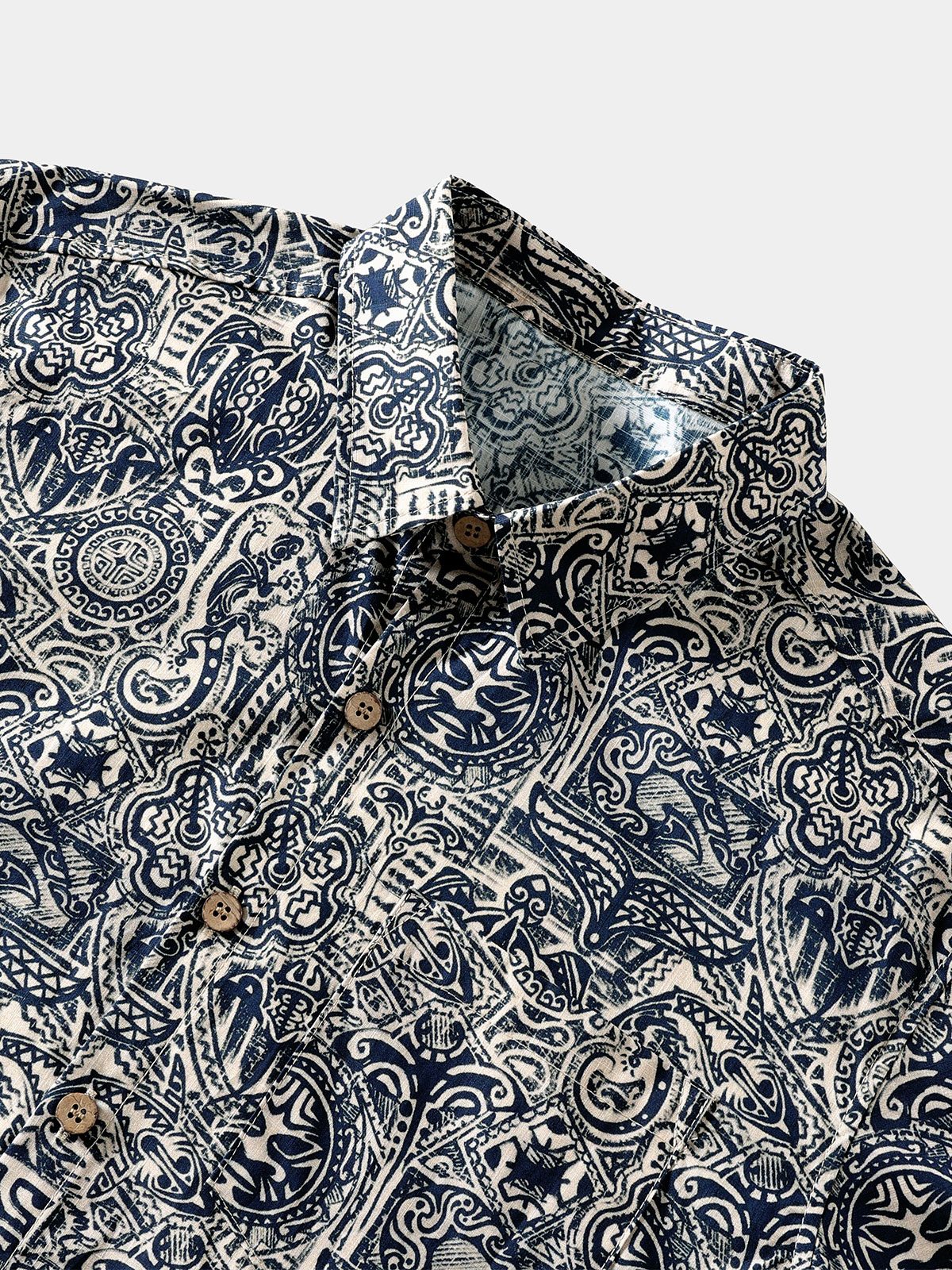 Tribal Pattern Short Sleeve Shirt