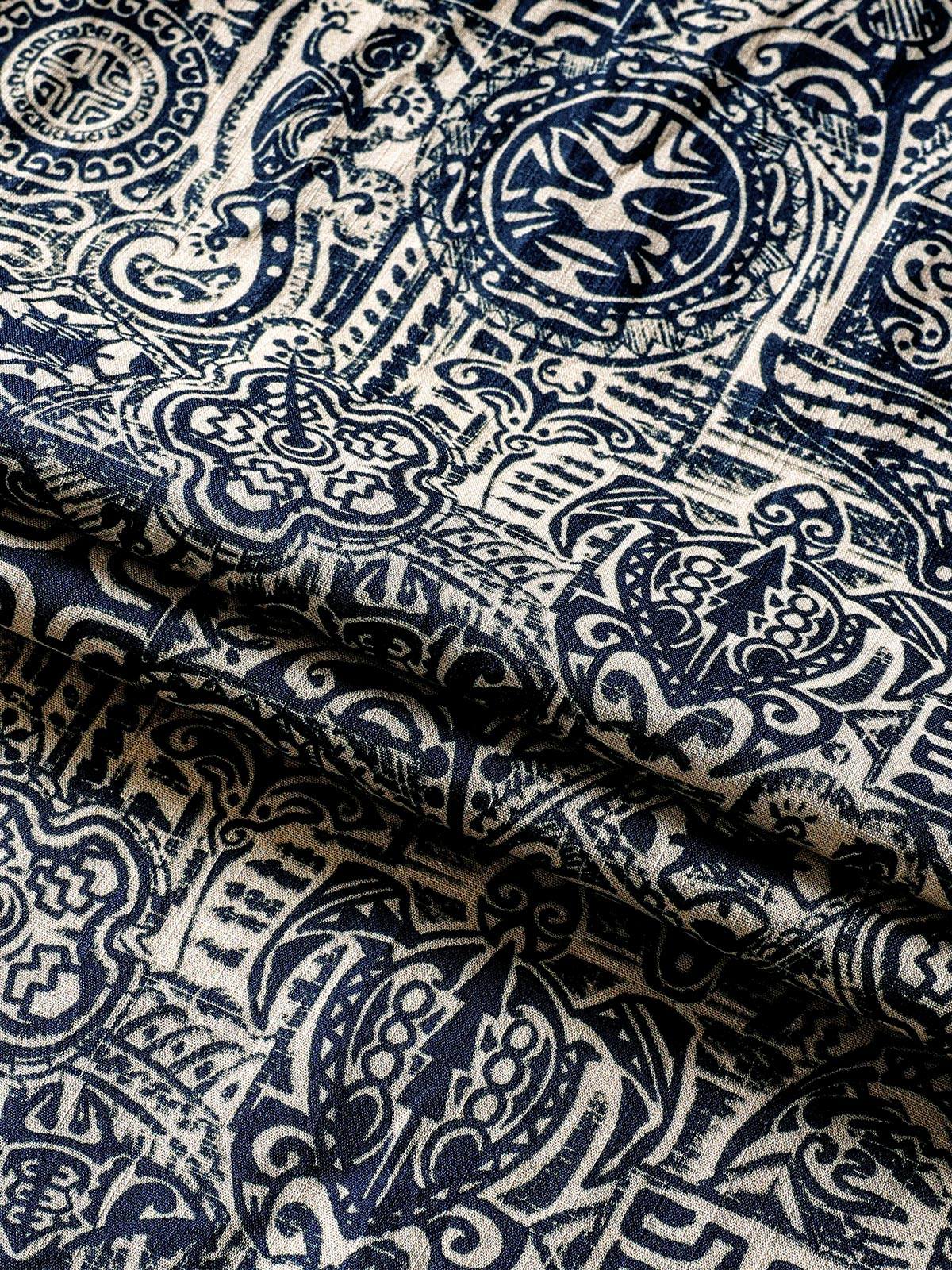 Tribal Pattern Short Sleeve Shirt