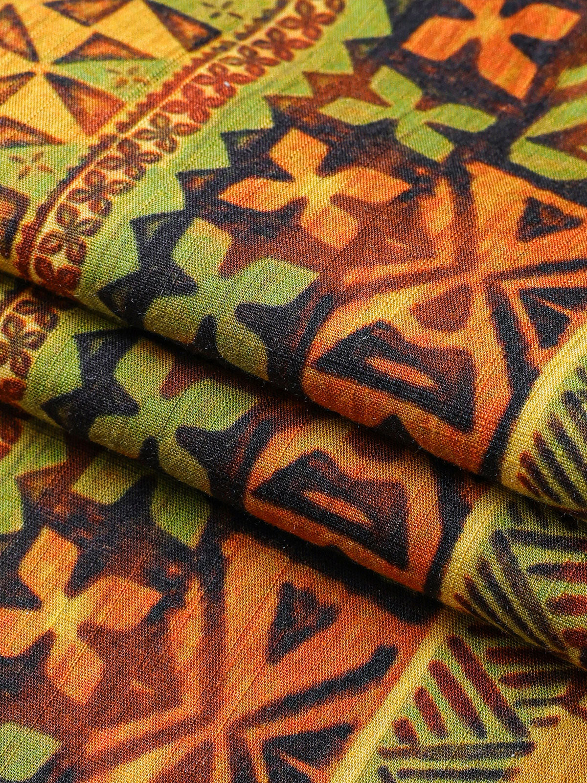 Yellow Geometric Vintage Shirt