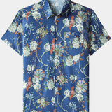 Floral Beach Short-Sleeve Shirt