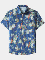 Floral Beach Short-Sleeve Shirt