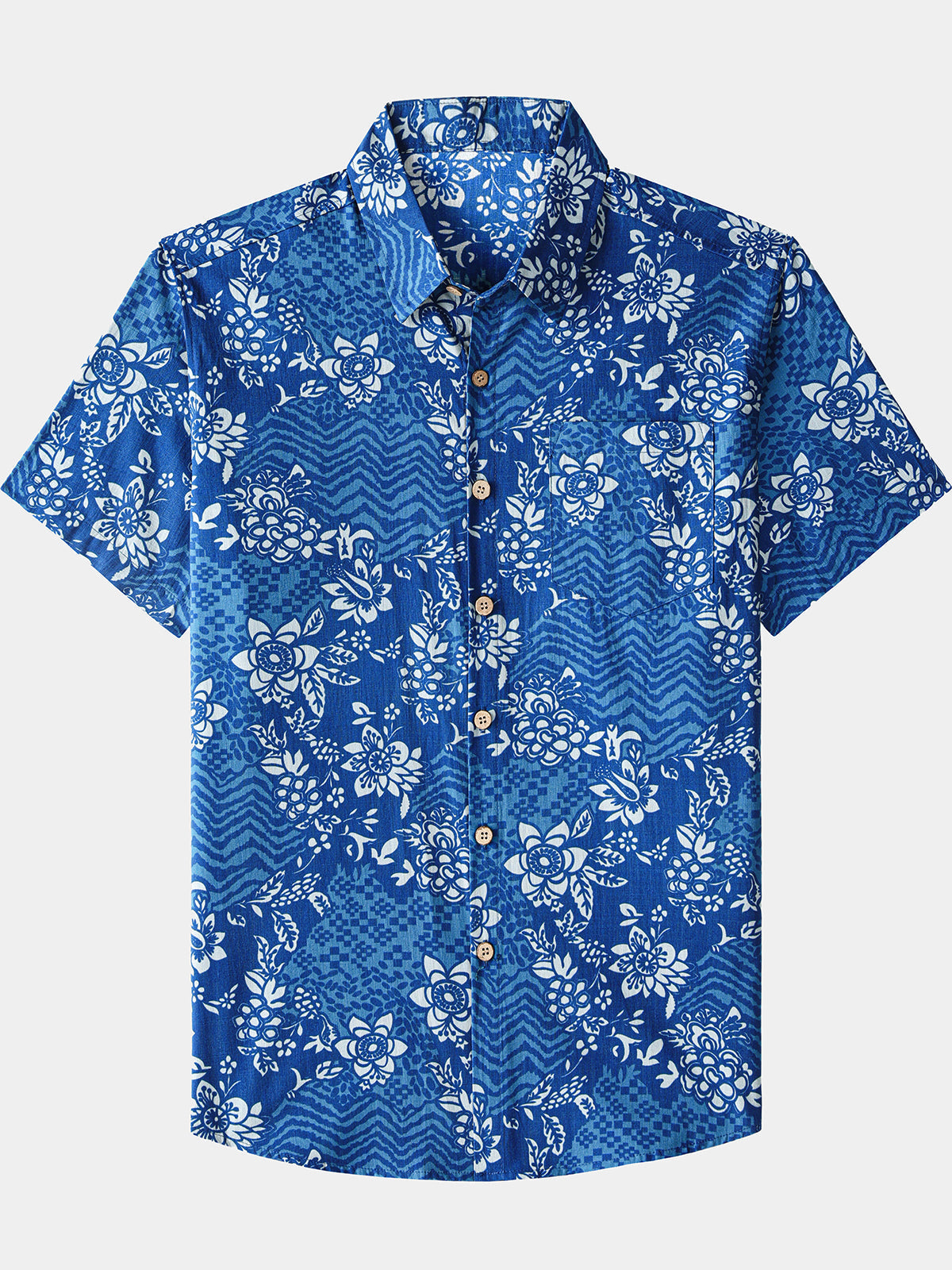 Retro Tropical Floral Shirt