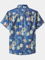 Floral Beach Short-Sleeve Shirt