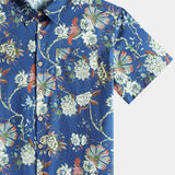 Floral Beach Short-Sleeve Shirt