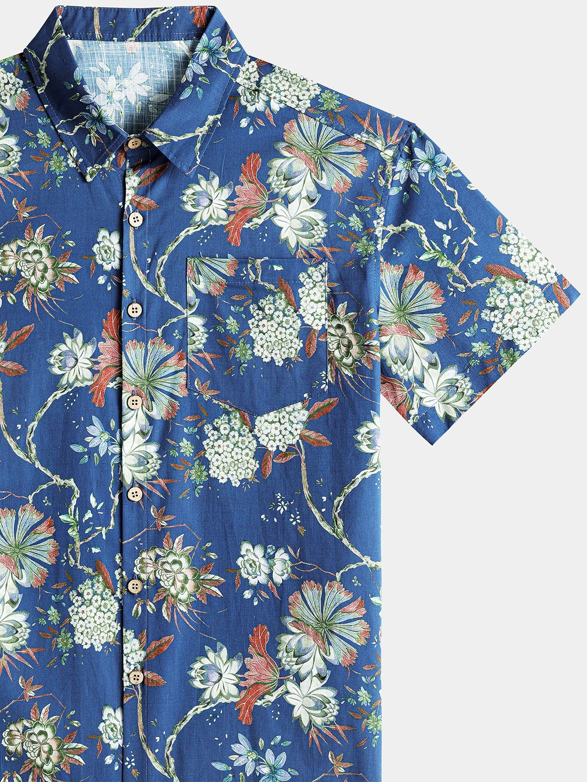 Floral Beach Short-Sleeve Shirt