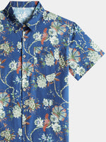 Floral Beach Short-Sleeve Shirt