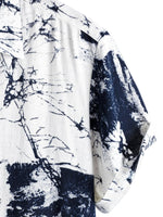Retro Casual Shirt with Short Sleeves for Men