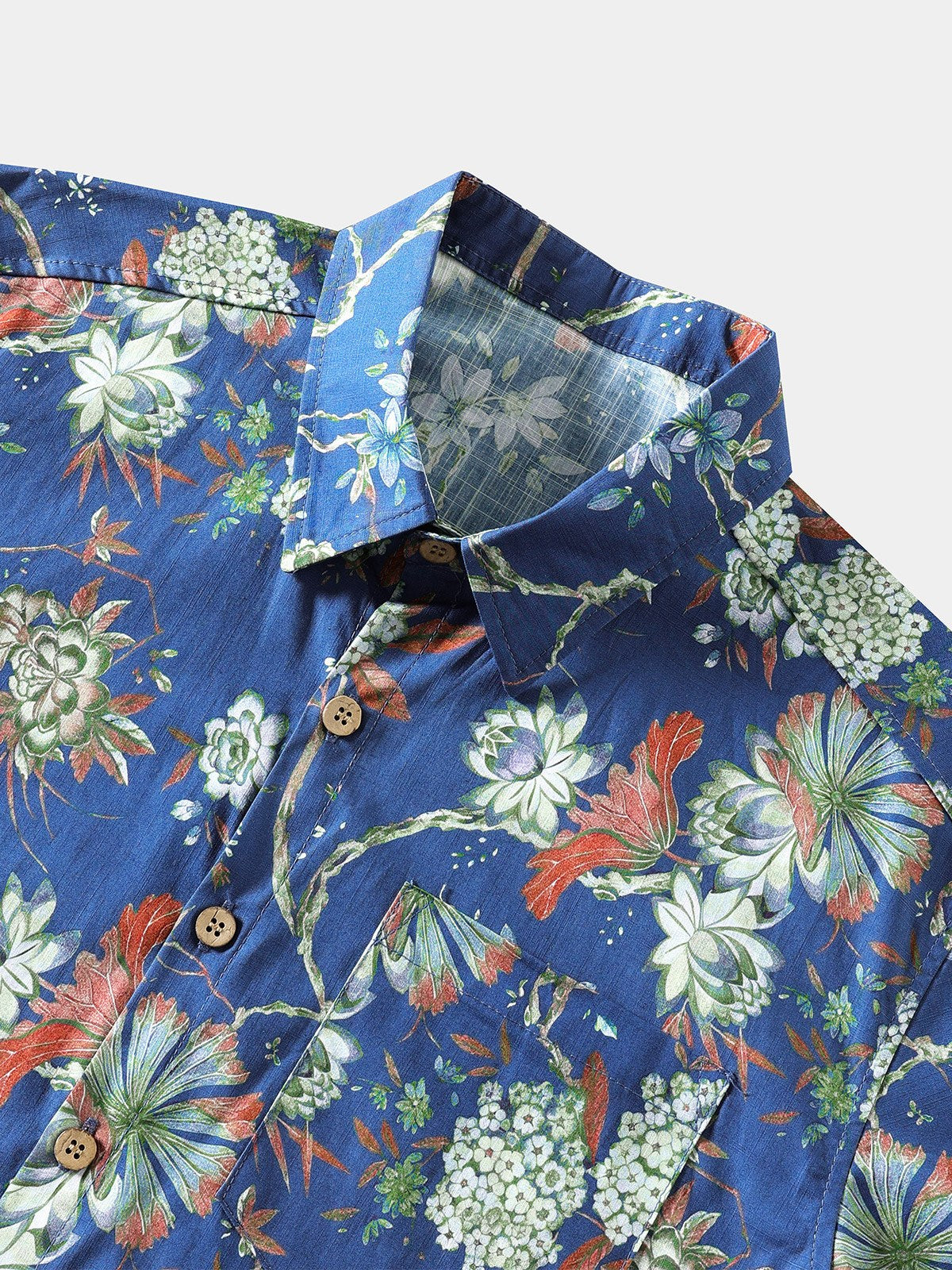 Floral Beach Short-Sleeve Shirt