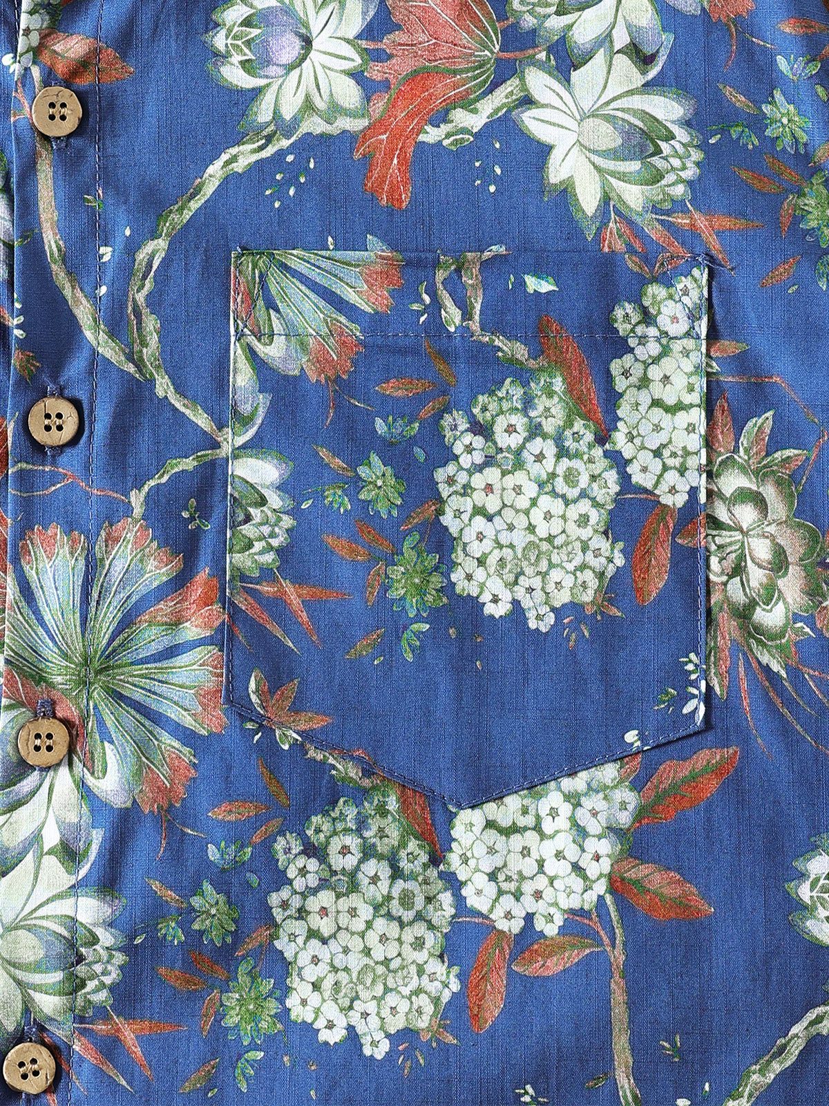 Floral Beach Short-Sleeve Shirt