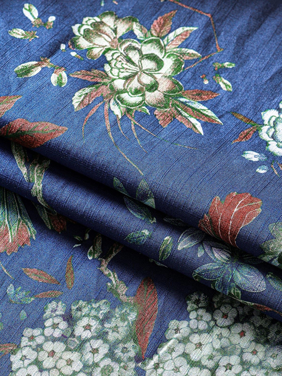 Floral Beach Short-Sleeve Shirt