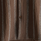 Hawaiian Summer Short Sleeve Button Shirt with Pocket and Stripes
