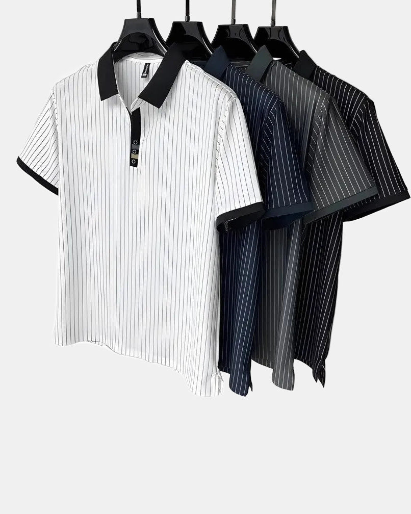 Marek Men's Polo Shirt, Striped