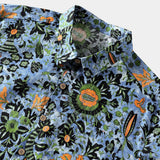 Boho Floral Short-Sleeve Shirt