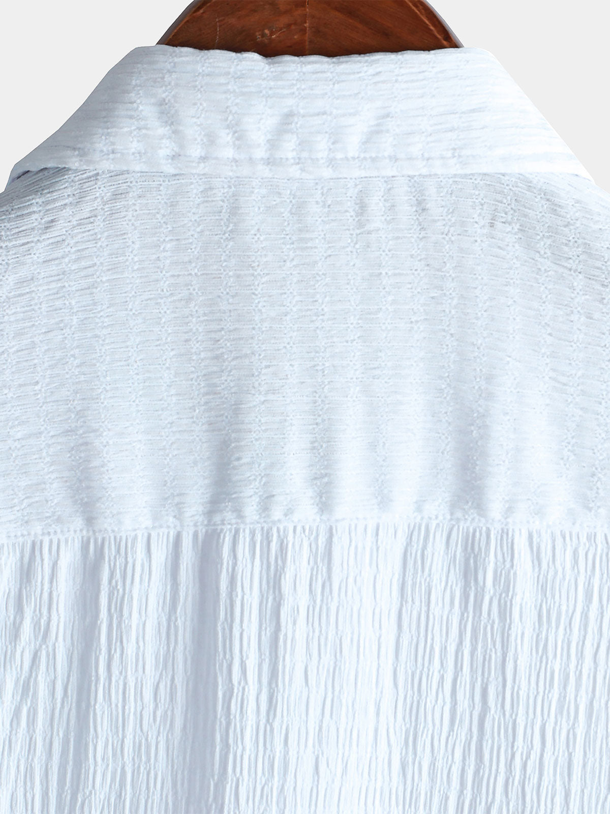 Casual Short-Sleeve Summer Shirt with Pockets, Solid Color