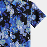 Floral Tie-Dye Short-Sleeve Shirt