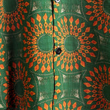 Short-Sleeve Retro Button-Up Summer Disco Vintage 70s Shirt
