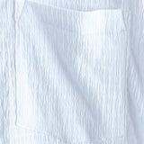 Casual Short-Sleeve Summer Shirt with Pockets, Solid Color