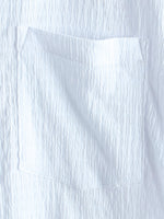 Casual Short-Sleeve Summer Shirt with Pockets, Solid Color