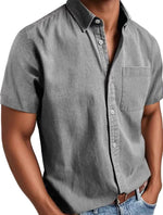Elegant Short-Sleeve Shirt