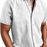 Elegant Short-Sleeve Shirt