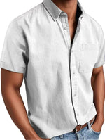 Elegant Short-Sleeve Shirt