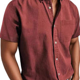 Elegant Short-Sleeve Shirt